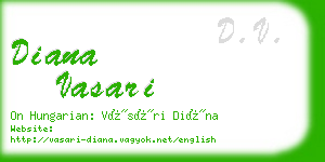 diana vasari business card